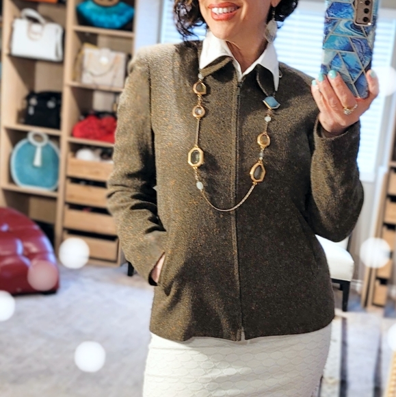 Garfield & Marks zip up blazer made in 🇺🇸 - Picture 7 of 16